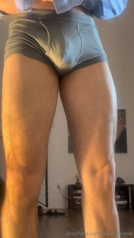 I bet you’ll like 4 minutes of me massaging my legs, it’ll b..