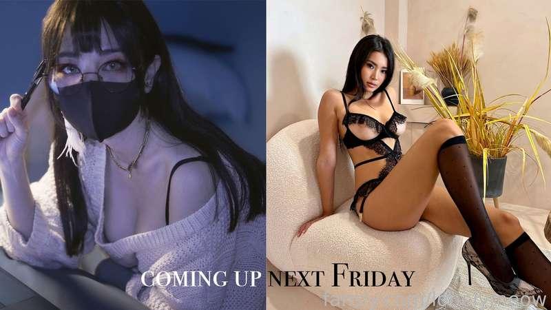 ...a little spoiler of next movie with my Chinese friend（小水水) ~♥️ ~
The last of the trilogy "Fuck Sharing"
If you a have model you would love to see in a Fuck Sharing movie with me, just let me know and I will do my best to make it happen!!🫰
大家充满期待的新片，是由我和我美美的朋友水水合作的～
”性爱分享“三部曲中的第三部完结～
如果你有喜欢的模特，并期待能与我可以合作的，你可以把她的名字留言下方告诉我，我会尽量实现大家的愿望哒～

