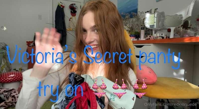 Victoria’s Secret panty try on video 👙👙👙: https://youtu.be/c..