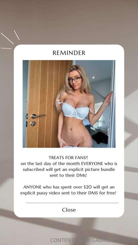 Also new rewards for all fans and spenders on my page!🩵🤍