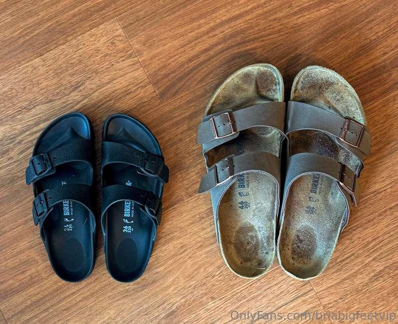 size 46 vs size 36 👡🤏🏻  📹: 7 pictures comparing my huge feet..