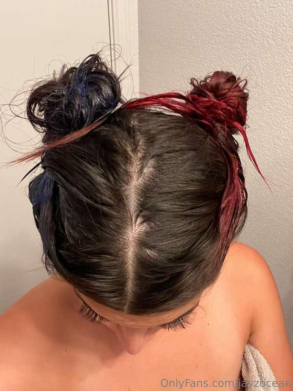 Colored my hair 😏🙆🏻‍♀️