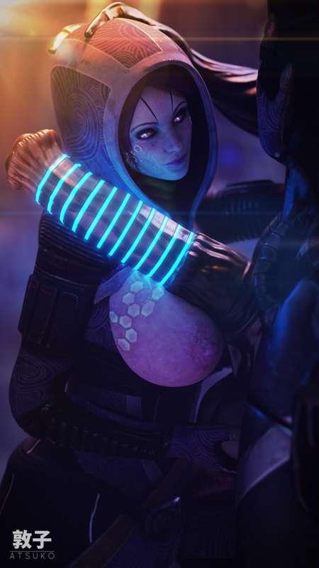 Tali with some Geth cock.