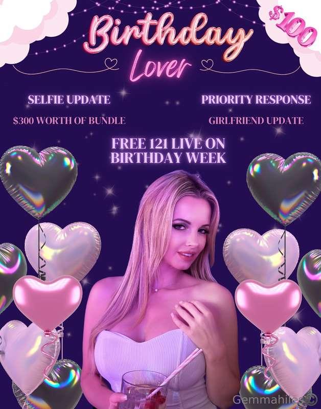 🎂🎈BE MY BIRTHDAY LOVER!🎈🎁Enjoy a 121 live with me which may ..