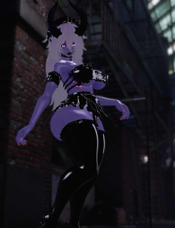 Hey hope you are having a nice horny day^^  
here is some lovely pics of a back alley pleasure demon 
casually just chillin waiting for cocks to drain 😇😈

Subscribe, Support and Follow me for hot pics every week!💜

#fyp #vrpics #pleasuredemon #purpleskin #succubus #horny #dreamgirl #lewd #latex #bigboobs #niceass #booty #vrlewds #vr #3d #erp #backalley #citystreet #semendemon #vrporn 