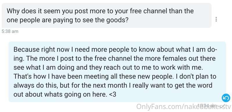 I wanted to share this with you guys cause I get this messag..