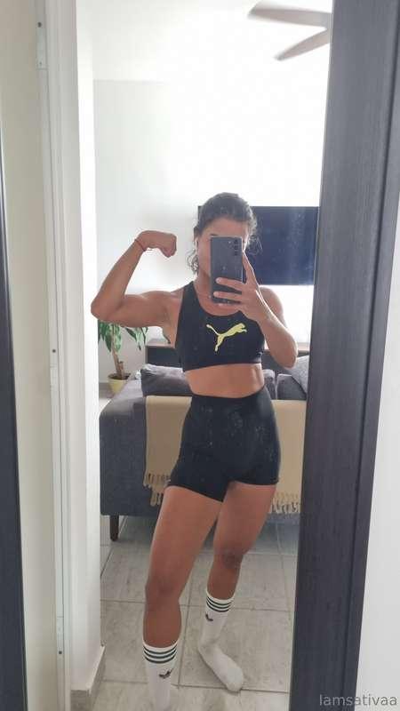 # You'd like to sweat with me? 

***Tip me $15 to get my las..