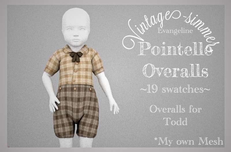 ˗ˏˋPointelle Overalls ˎˊ˗ Public realase: July 15