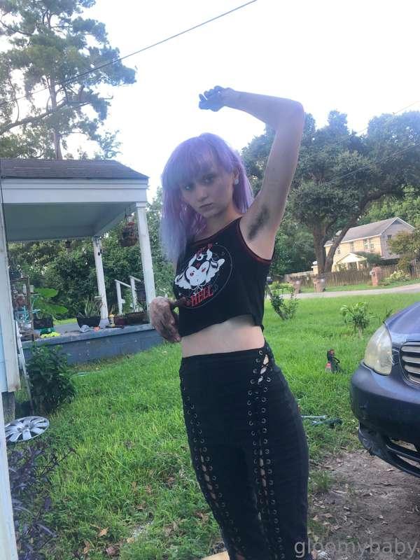 your hairy mechanic gf 
i’m gonna chase you with my dirty ha..