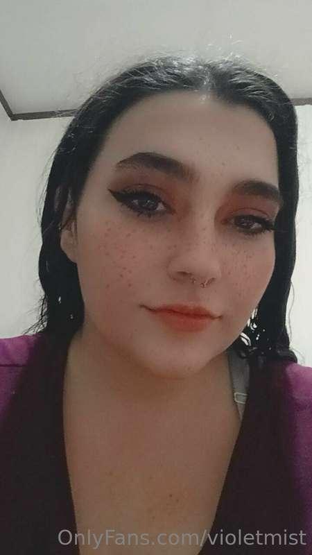 My cousin did my make up after I got out the shower, thought..