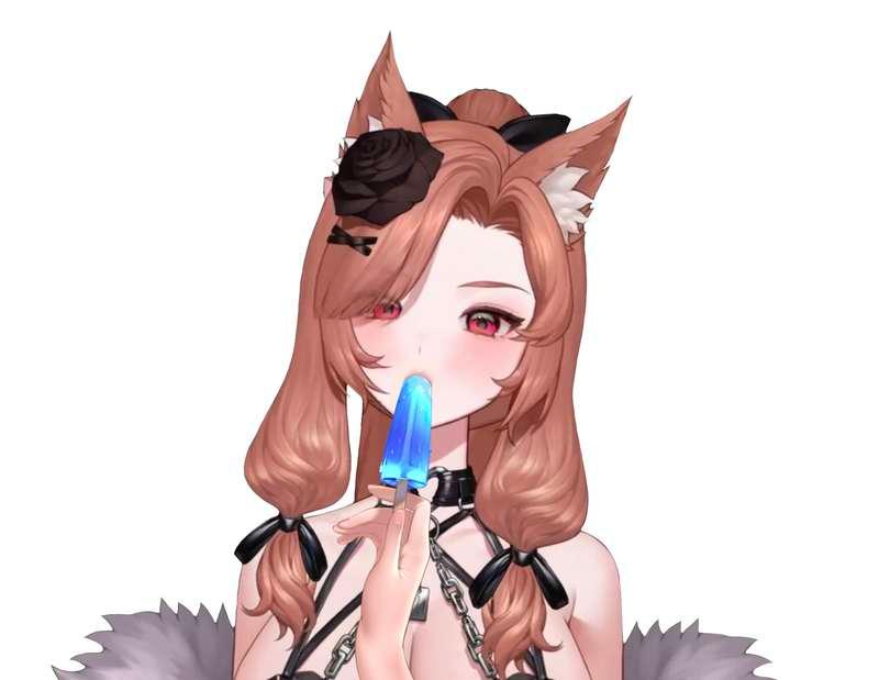 Vtuber Popsicle Asset
