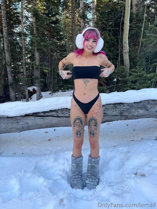 melting the snow 🔥