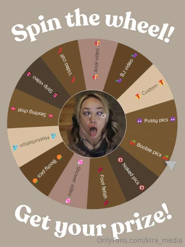 I'm so excited to present you my new lucky wheel! 😯🍀

You ha..