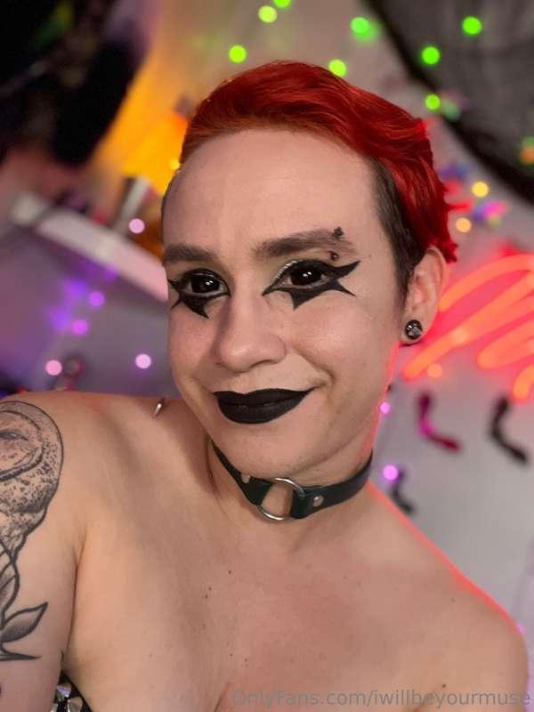 would you let me get black lipstick all over you?