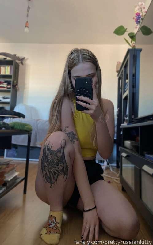 Hi✨

#fyp #selfie #sfw #tattooed #blonde #longhair 