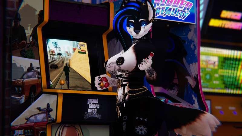 You want a turn? How about I turn up the difficulty~
#FYP #Furry #VR #CVR #tits #piercings #tattoos
