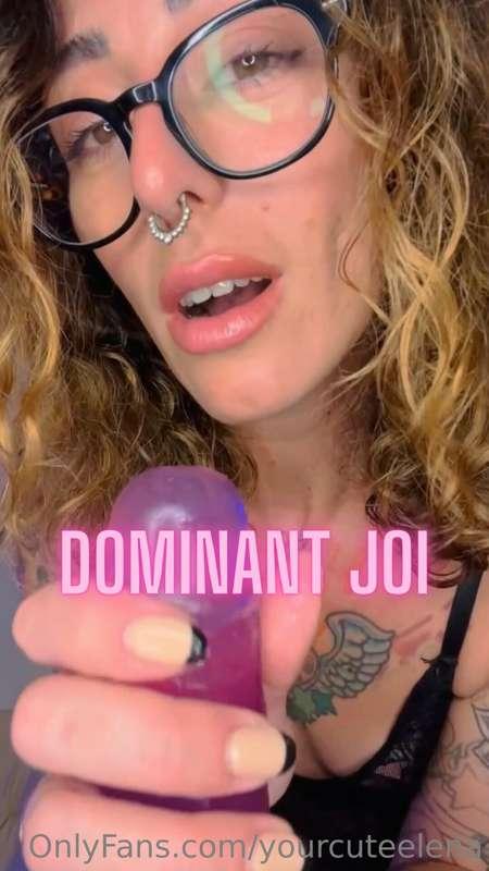 ***Dominant JOI***: It's simple. Make mommy cum. 😌 Can you h..