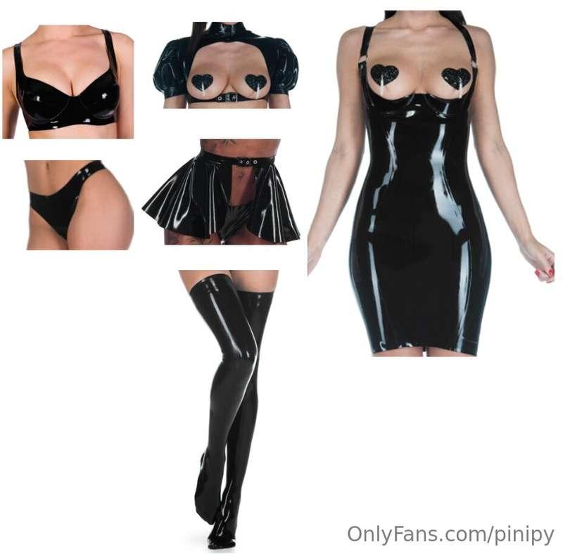 Mommy's new latex outfits, courtesy of a very good Sub.  All..