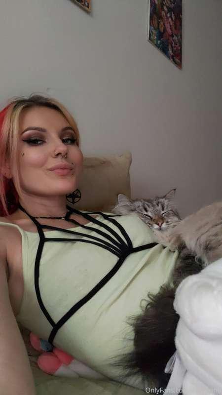 We both are tired after this day and watching some UFO docum..