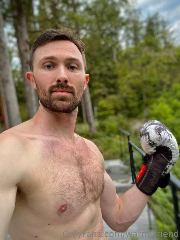 Who wants to spar with daddy? I’ve trained quite a bit in Ka..