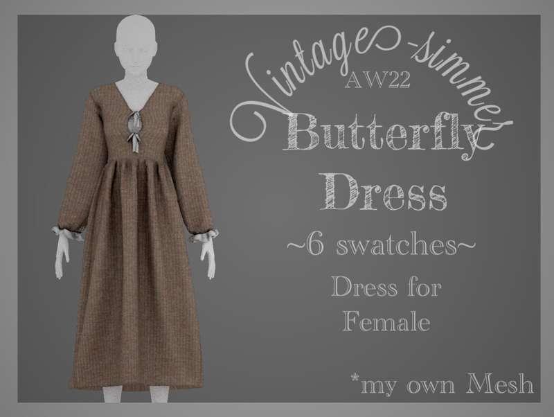 ˗ˏˋButterfly Dress ˎˊ˗ Public realase: May 7