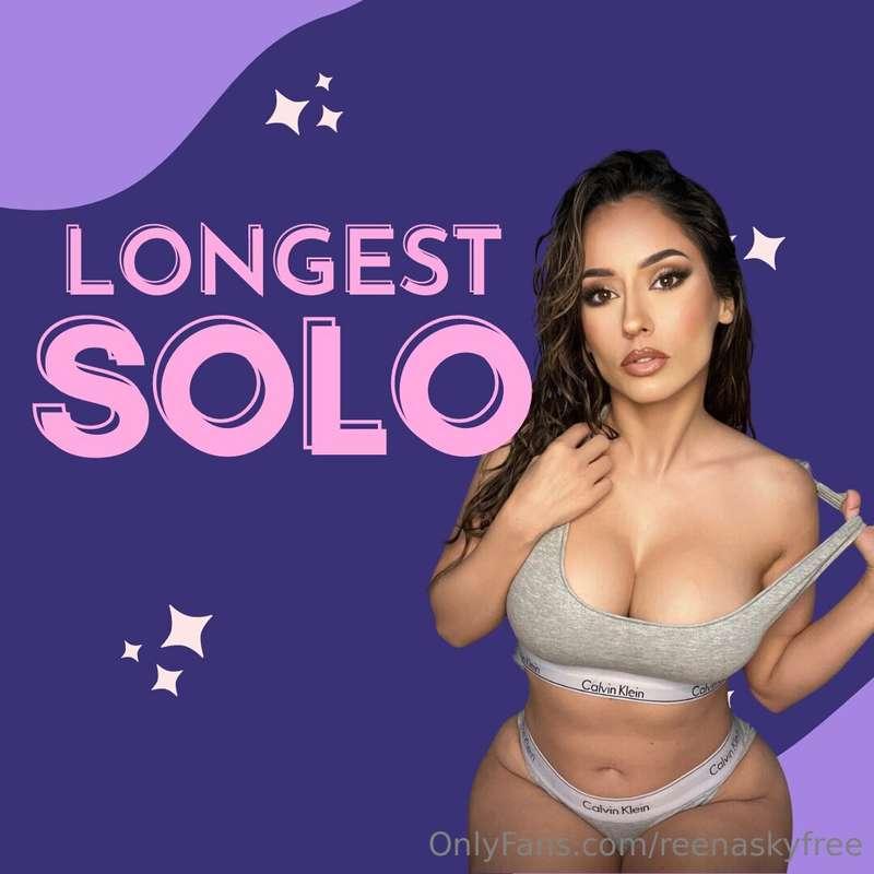 💦 LONGEST SOLO 💦 Get comfortable and prepare to edge your co..