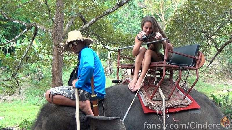 Cinderella-Walk With An Elephant Part 3 (Photo)