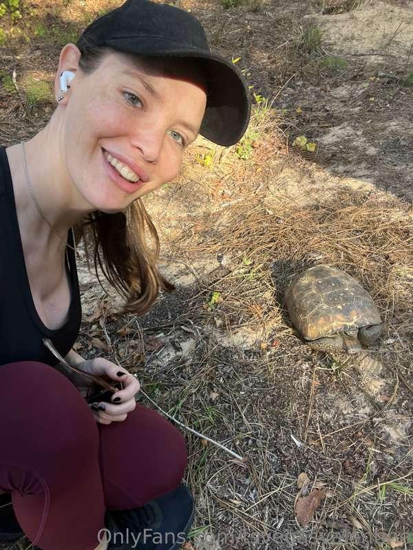 Look what I found on a bike ride 🐢🤩