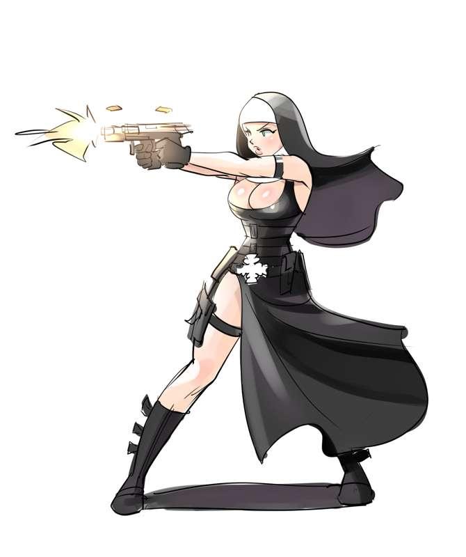 Nun Sketch