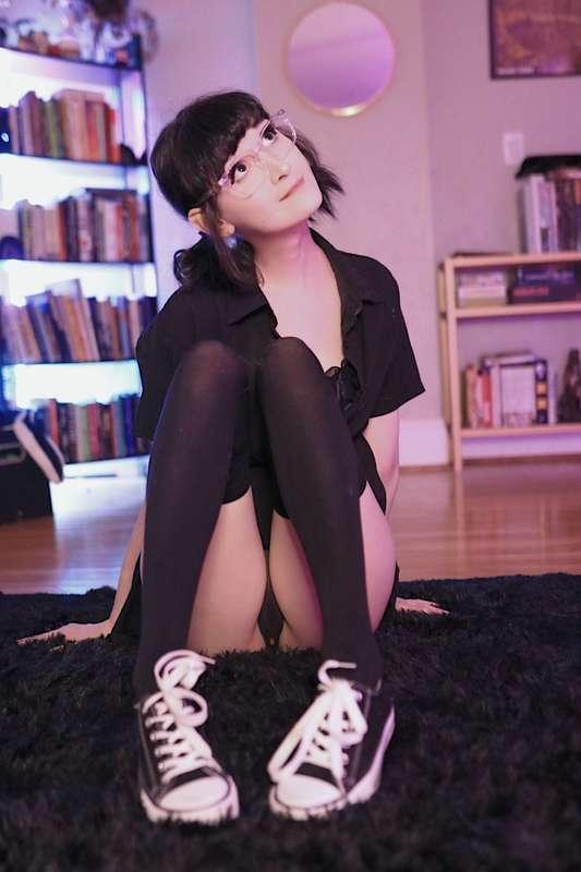 Didn’t anyone tell you nerdy girls are the ones that hide th..
