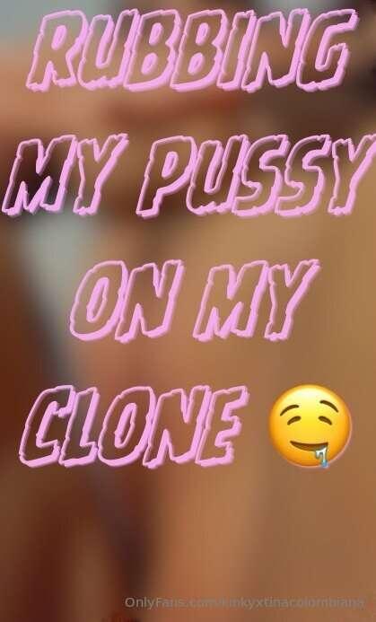 I love fucking my pussy clone 💕🤪Full video also on my VIP wa..