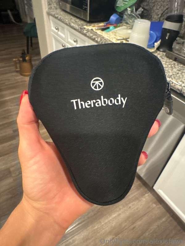 My stepson used my therabody mini on me today … he really lo..