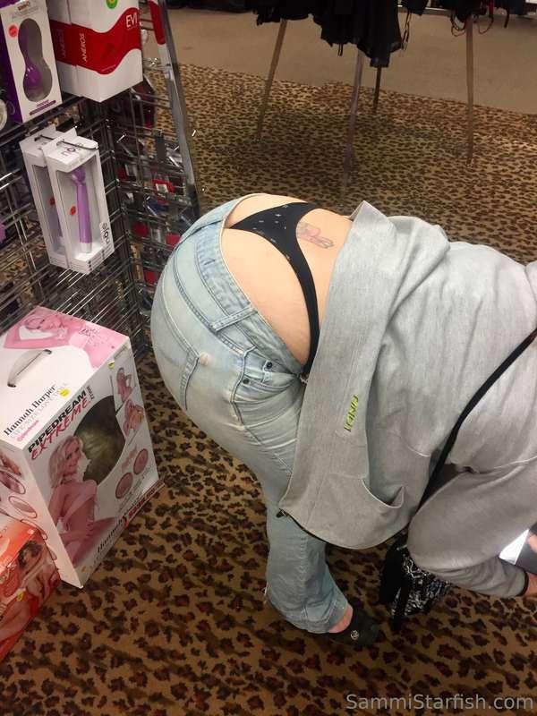 Filming softcore porn in a hardcore porn store lmao. Which o..