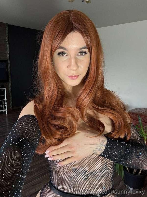 A look full of secrets and a fishnet bodysuit... What is hid..