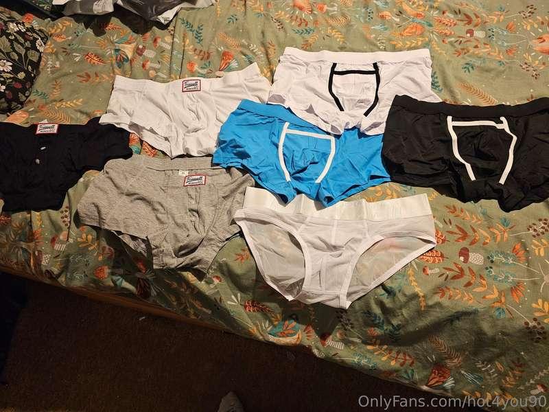New underwear. Which do you like best? I will be selling a s..