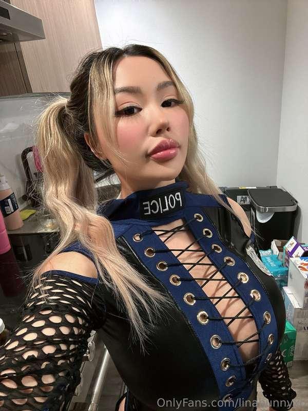 I want to arrest you and drain every last drop of your cum a..