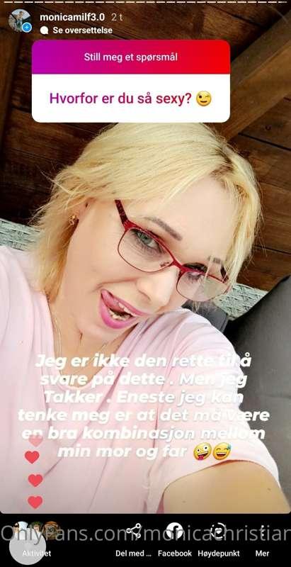 Her har dere fra en spørsmål runde fra Instagram.  Er det no..