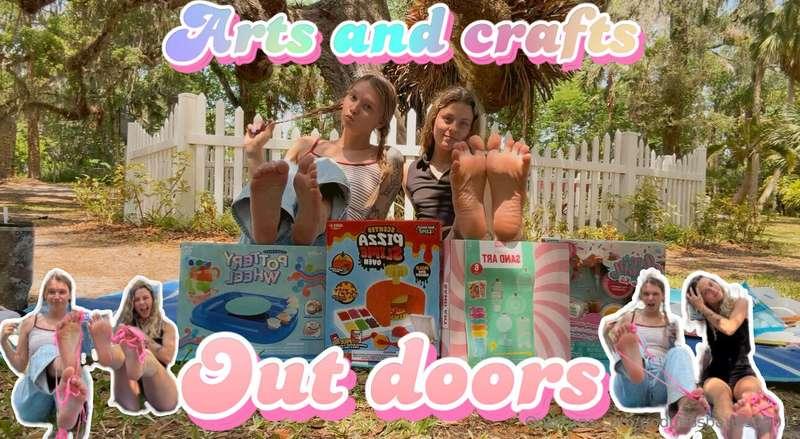 Feet & crafts with your favorite, Halee banks and Kristina b..