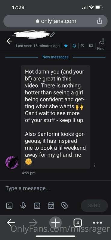 Sending me positive reviews like this after purchasing a sex..