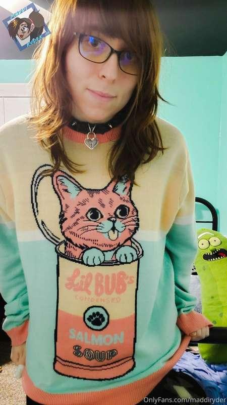 Hey what's under the sweater?