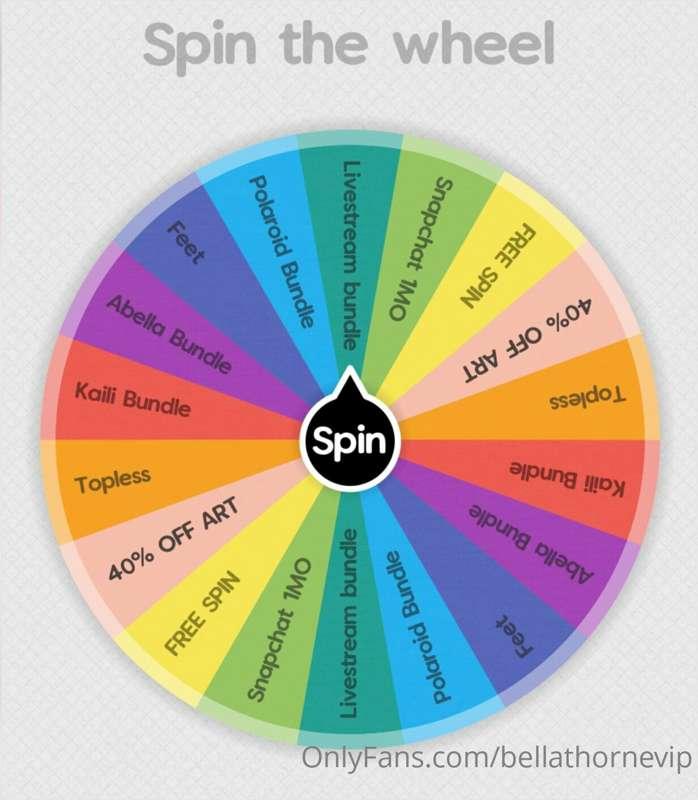 ***IT'S TIME TO SPIN THE WHEEL, VIP STYLE*** 🤪

***AYEEEEE**..