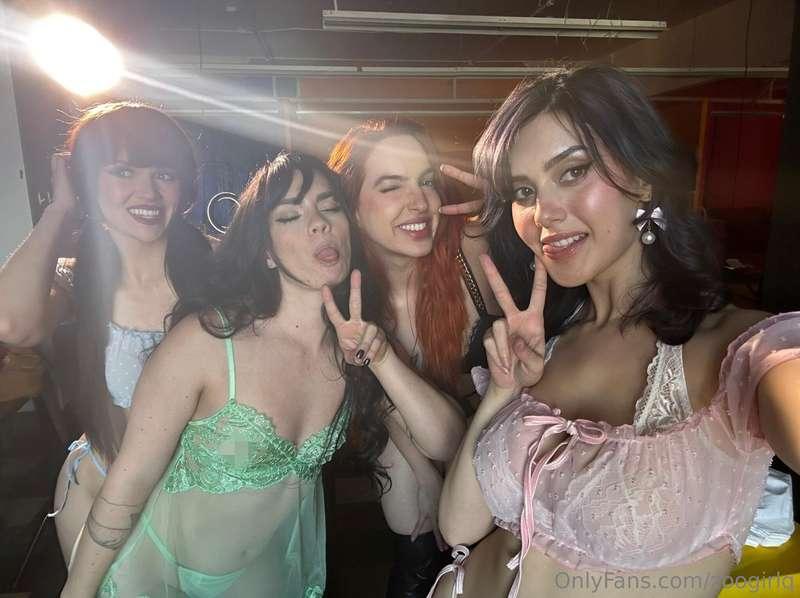 just finished shooting with these beauties and things got a ..