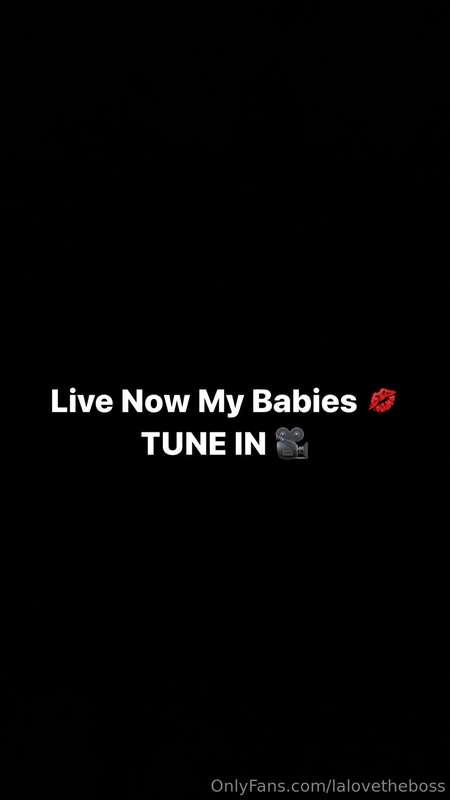 Live Now Tune In 💋