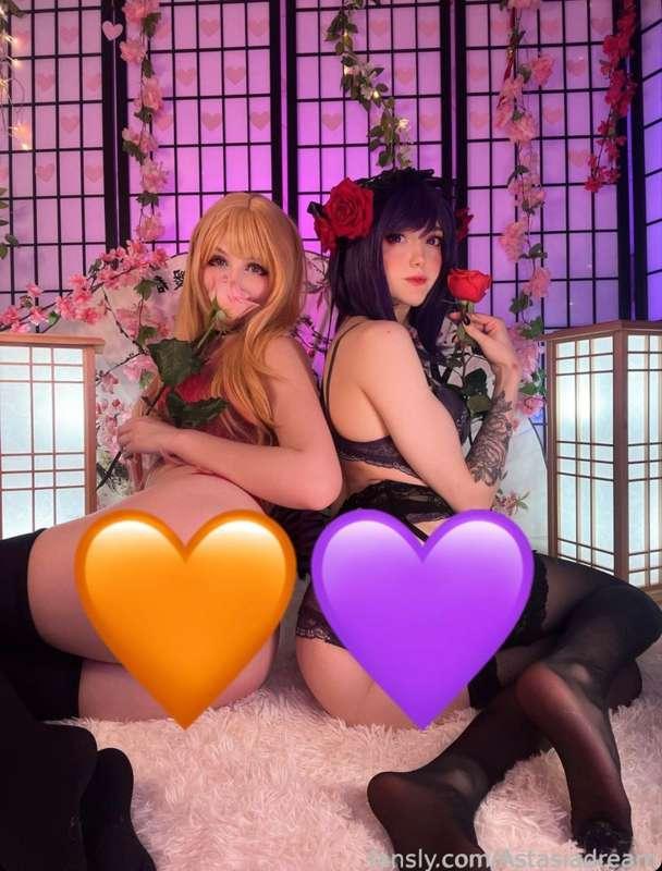 Idk whose booty is juicier, I think two are better 😭💓 @tsukides 