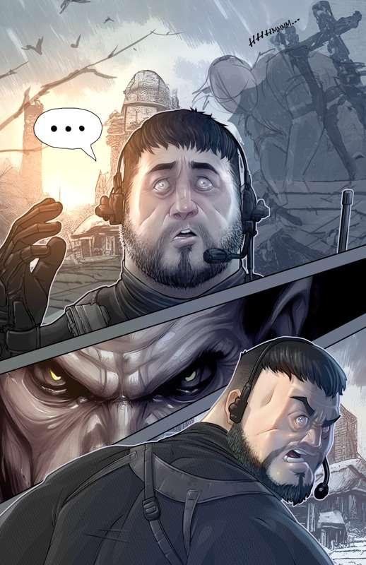 Chris Redfield Mini Comic (WIP)