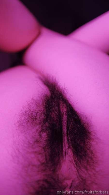 2 years ago my pussy was that hairy!! :)
