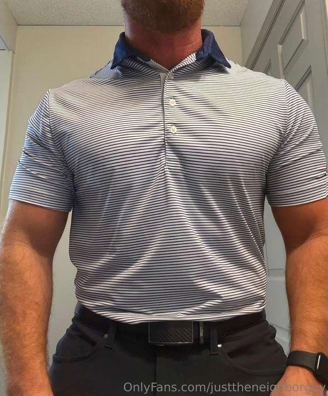 Never know what your boss is wearing (or packing) under that..