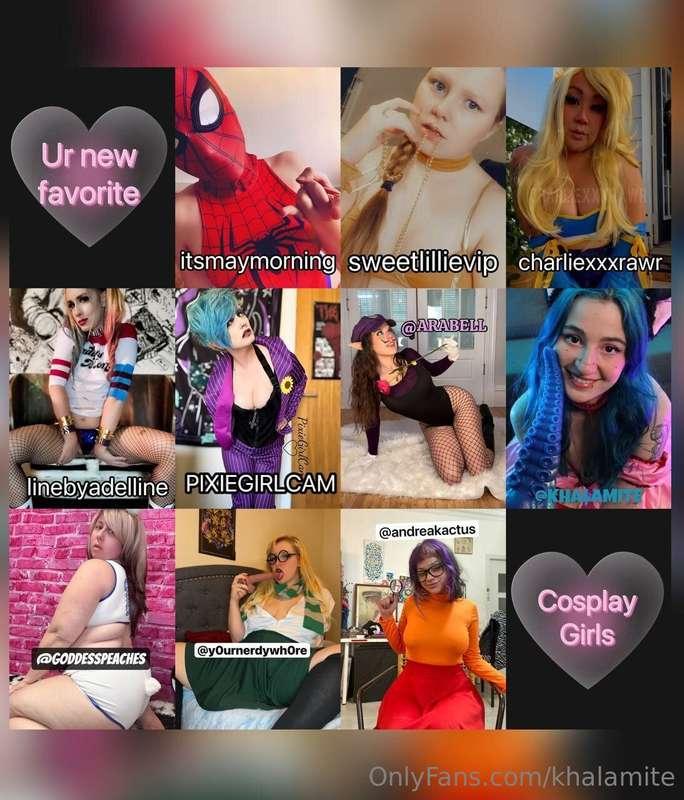 Tes cosplayeuses préférées 🔥Tip 10$ et je t'envoie ton bundl..