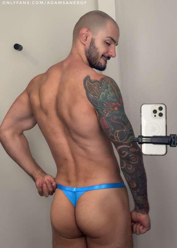 # Back or front 💙 Trying more underwear tonight, wanted to g..