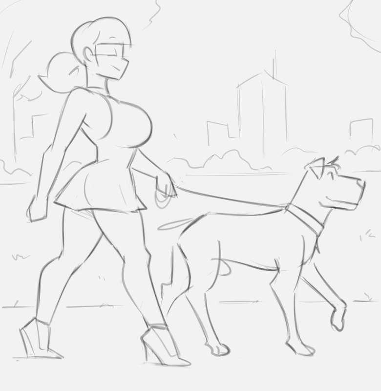 Girls and their Dogs
